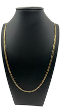 14K Diamond Cut Cuban Link Chain Necklace