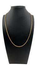 18K Gold Rope Chain Necklace | 18” | 2mm