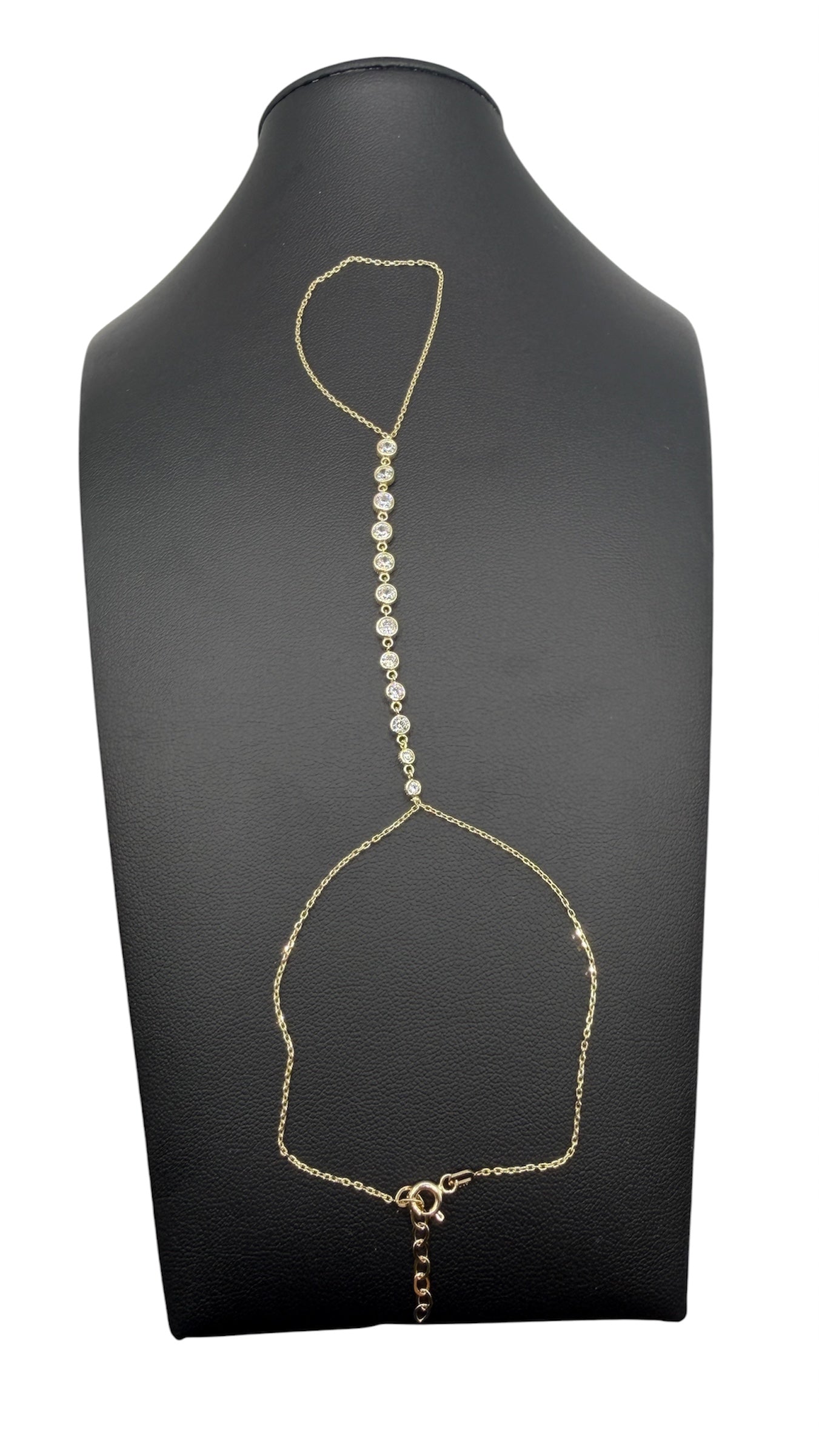 10K Solid Gold Hand Chain