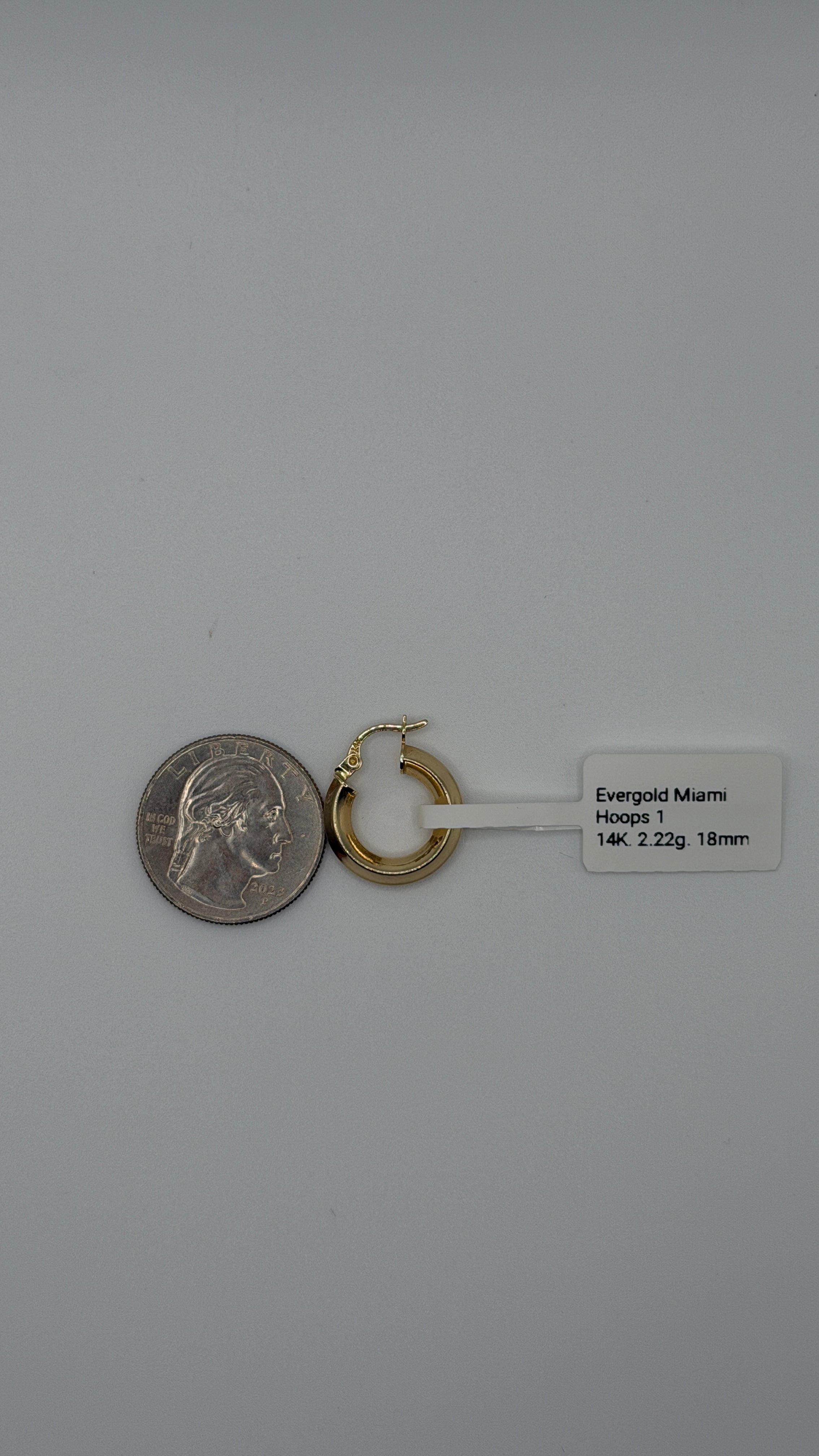 14K Gold Hoop Earrings