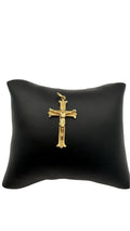 14K Solid Gold Crucifix Pendant – 31.75mm