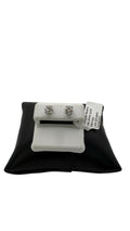 14K White Gold Lab Diamond Stud Earrings — 2ct VVS | IGL Certified