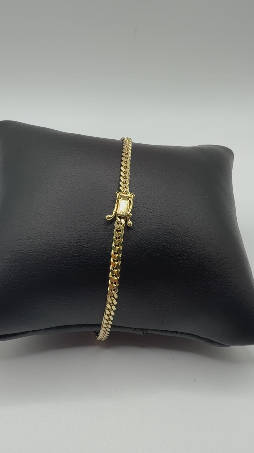14K Solid Gold Cuban Link Bracelet